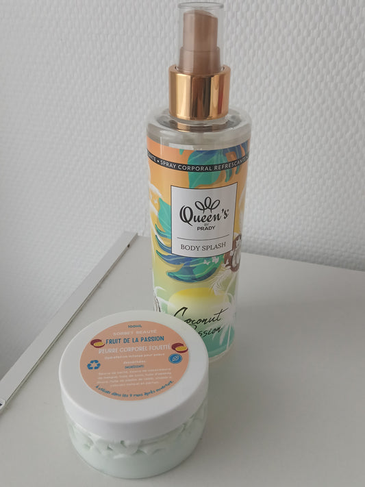 Brume parfumée "Coconut Passion" & Beurre fouetté Coco- passion